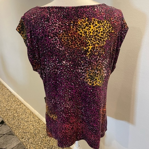 {Premise} multicolored draped blouse - Picture 2 of 3